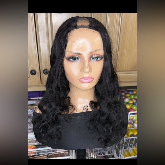 ❤️Lot 2069❤️ New 100% Human Hair U Part 24” wig ❤️ medium to small head Density - Picture 10 of 10